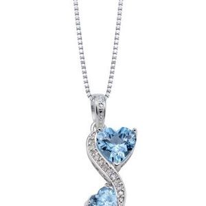 Sapphire necklace sold